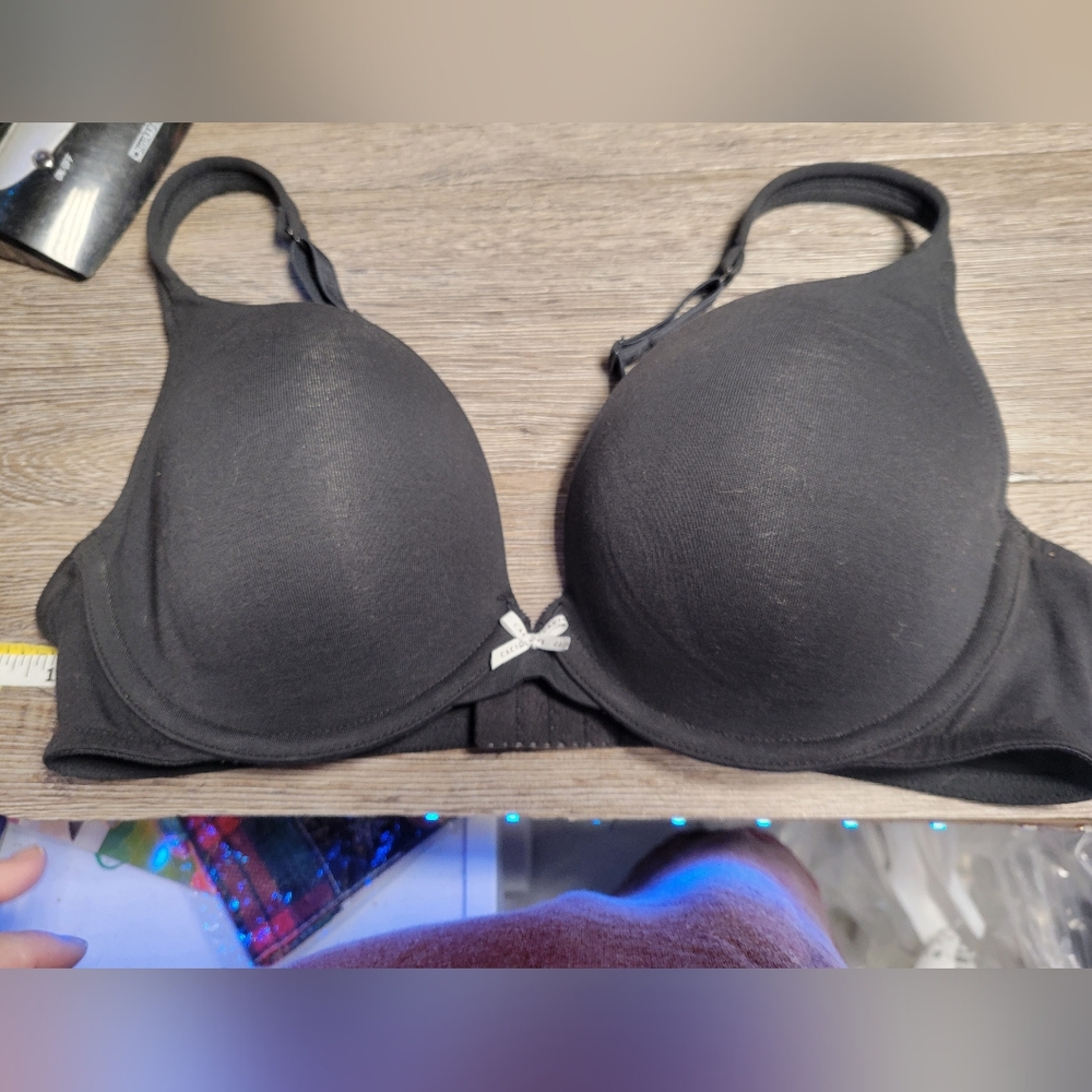 Cacique NWOT Black Bra‎ Size 38D Boost Plunge